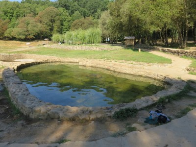 römische Therme, 38 Grad warmes Wasser