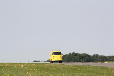 und dann allein auf weiter Flur in den unendlichen Weiten Schleswig-Holsteins ...