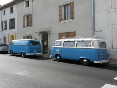 in suze la rousse bei bollène, paar km östlich von der ardeche, am vormittag...