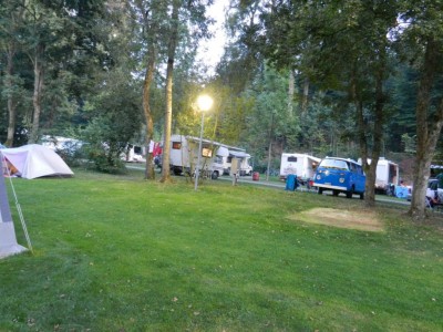 aufm CP eichholz in bern-süd, direkt an der aar (sehr zu empfehlen!)