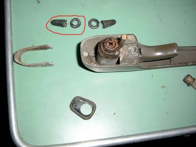 Türgriff ausgebaut