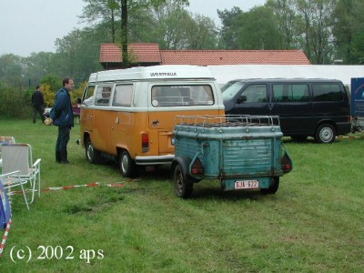 Seltener Westfalia Passau mit Heckklappe hinter Westfalia Berlin