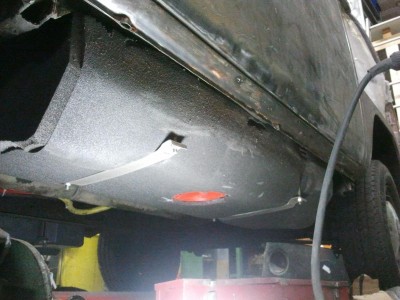 Der Heisswassertank inkl. 2cm dicken Isolation