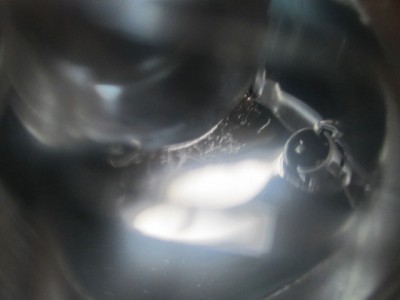 Durch das Glas fotogrfiert