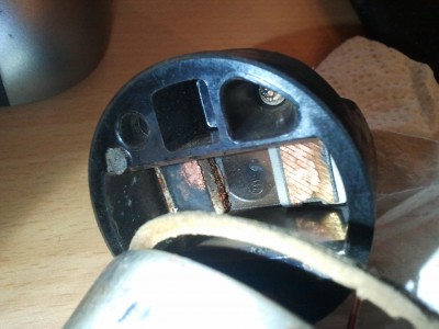 Magnetschalter mit defektem Kupferelement