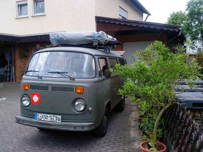 Beladen mit neuem Zubehör und ET.