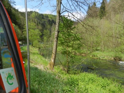 ...mich bissi gelangweilt, während die kleene im bus gestillt wurde...