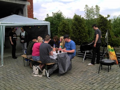 Beim Essen  :)