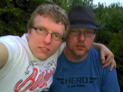 Der Micha und Ich zu späterer Stunde :D