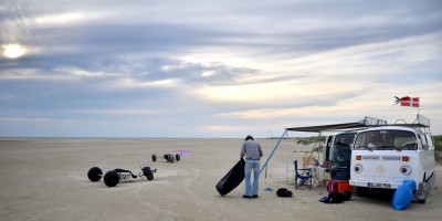 Die Letzten am Strand - mal wieder :-)