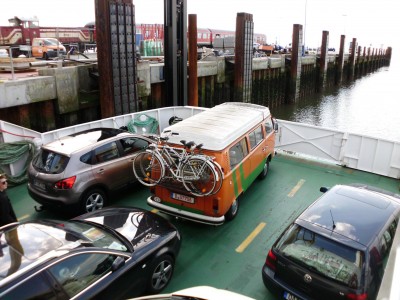2011 auf der Fähre nach Föhr