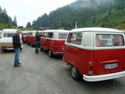 War am Freitag, auf dem Parkplatz vom Lucknerhaus