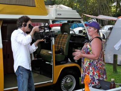 Keri beim Interview