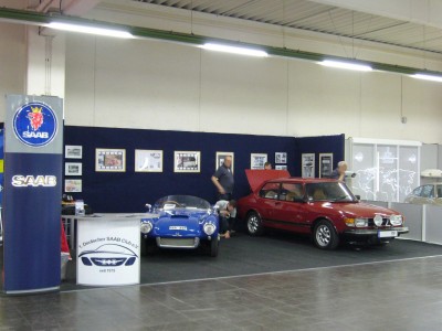 und 2010 auf dem TC-Clubstand des 1.deutschen SAAB-Club