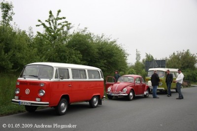 Anfahrt mit Rüdiger &quot;73erbully&quot; (an Bord auch Andreas &quot;aps&quot; und Gast Holger F.), Thomas &quot;Luki&quot; &amp; Michaela und Dirk &quot;Dirk B.&quot; &amp; Tina.