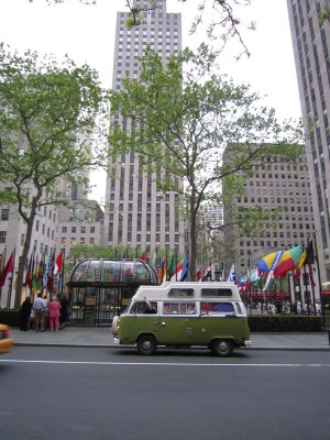 Rockefeller Center, New York Mai 2011, USA, Urlaub in einem 1978-er Riviera