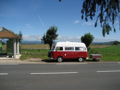 Unser a/b unterwegs in Frankreich.