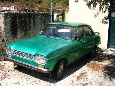 Ford Escord MK I auf Korfu 2004