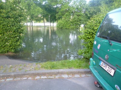 Der Main besucht die Halle
