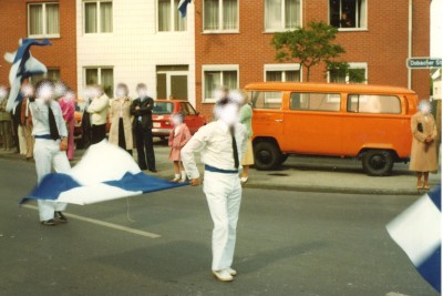 Kirmes in Würselen Broichweiden (Dobach) 1978.