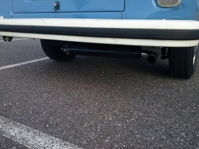Sommer 2013 ,  ein neuer singel muffler muste her ,..  gibt einen Geilen Kernigen Sound, und in einem Tunnel glaubt man man sitzt in einem 911