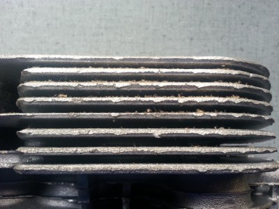 Kühlrippen dick, mit geringem Zwischenraum
