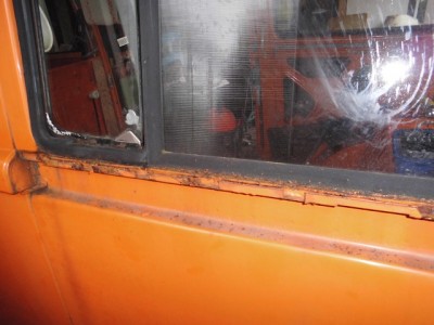 Blende weg