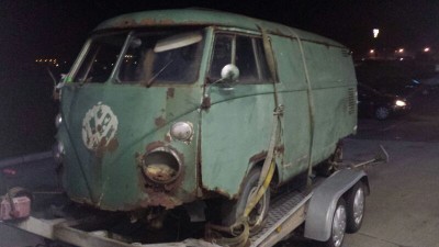 Gestern auf meinem haenger auf dem weg insein neues zuhause