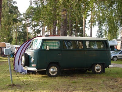 T2a BJ. 69 (Erstbesitz) auf dem Campingplatz am Siljansee.