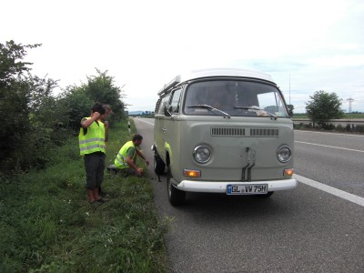 Rückfahrt, irgendwo auf der A5