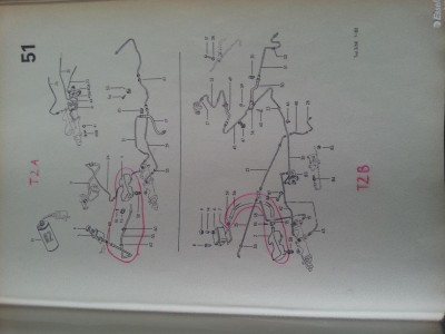 Nachlaufleitung T2A/ T2B