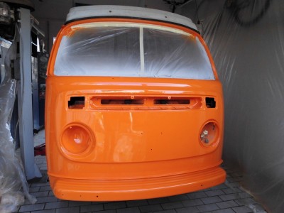 lackierte Front