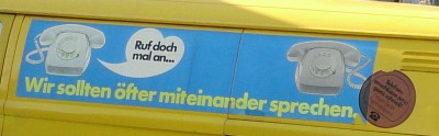 Linker Aufkleber