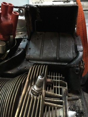 Bild 2 - Warmer Motor, Thermostat lang, Drahtseil entspannt: