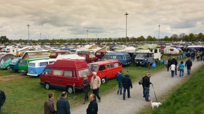 Blick auf den Teilnehmer Parkplatz