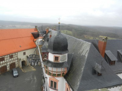 Aussicht vom Turm der Heldburg