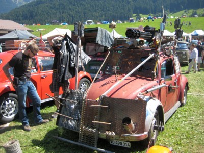 bereit für das Death Race - fuhr so übrigens direkt auf die öffentliche Straße