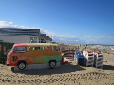 Getränkebude in den Noordduinen in Holland