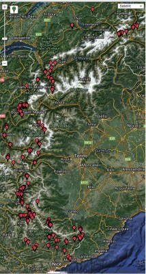 Tourverlauf anhand von GPS Daten der Fotos