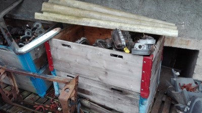 Kiste mit Zylinderköpfen Luftgekühlt