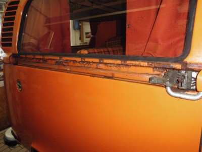 Rost linke unter Blende