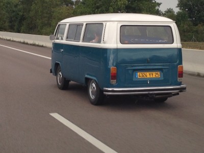 Bei Lyon auf der Autobahn