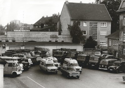 Fuhrpark der Feuerwehr Heiligenhaus 1974