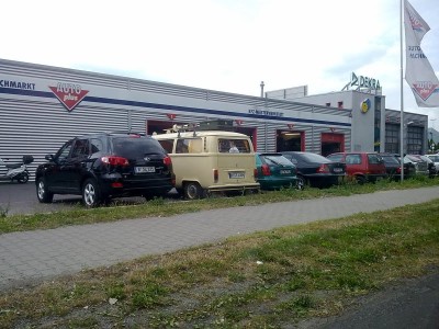 Polle beim einkaufen erwischt!
