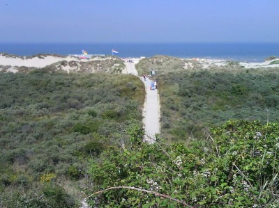 Weg zum Strand
