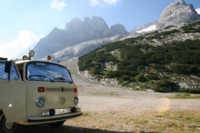 Am Fuße der Marmolada
