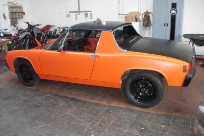 Zur Anprobe Stahlsport auf Porsche 914