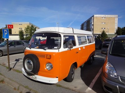 Am Rande eines Oldtimertreffen in Schweden