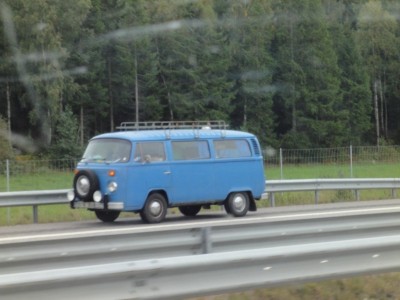 Panne auf der Autobahn in Schweden