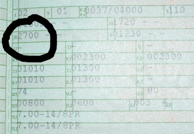 Höhe 2,7m. Wer bietet mehr?